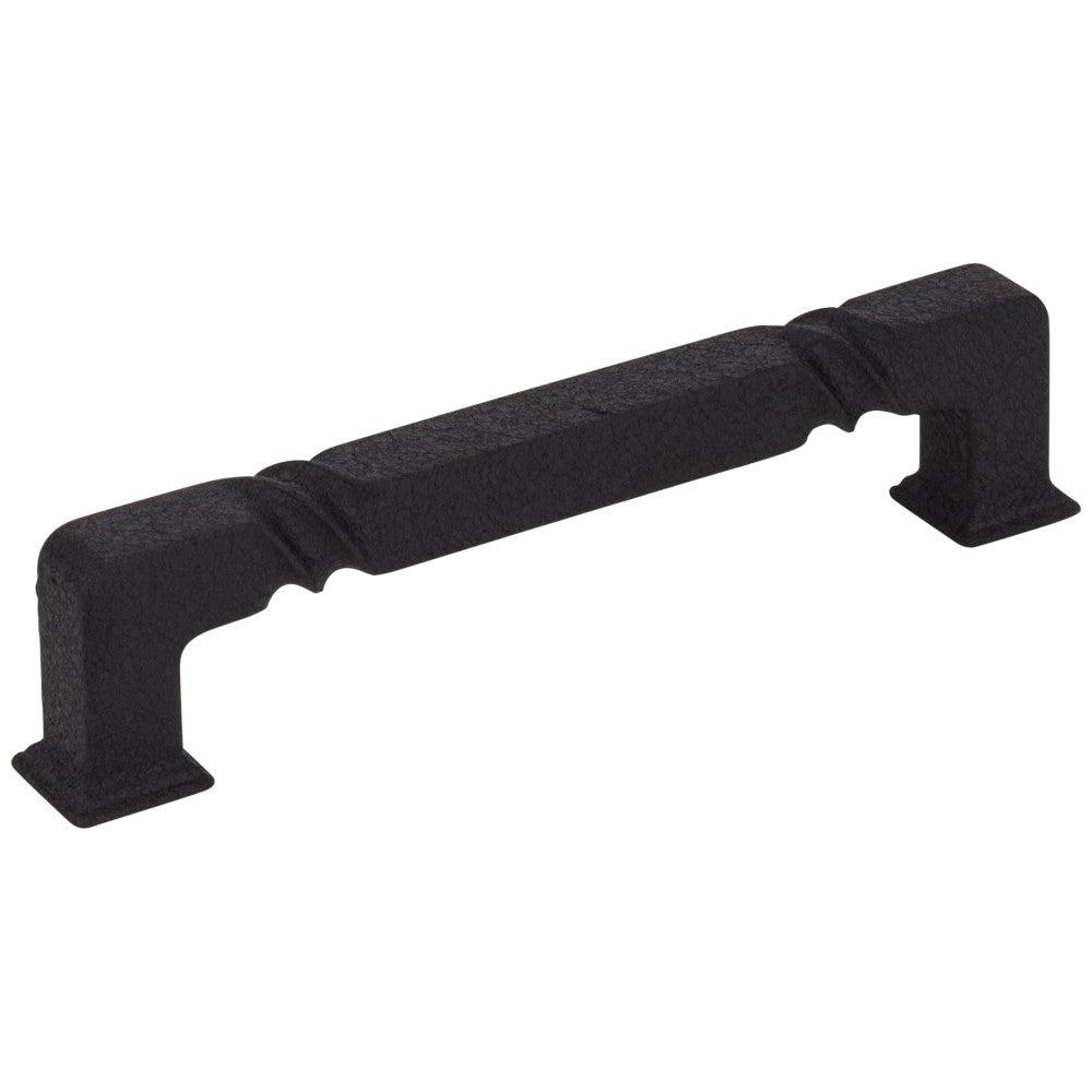 96 mm Center-to-Center Matte Black Rustic Twist Tahoe Cabinet Pull
