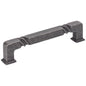 96 mm Center-to-Center Matte Black Rustic Twist Tahoe Cabinet Pull