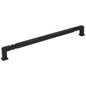 96 mm Center-to-Center Matte Black Rustic Twist Tahoe Cabinet Pull