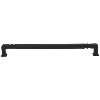 96 mm Center-to-Center Matte Black Rustic Twist Tahoe Cabinet Pull