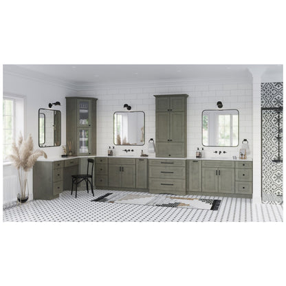 96 mm Center-to-Center Matte Black Rustic Twist Tahoe Cabinet Pull