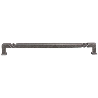 96 mm Center-to-Center Matte Black Rustic Twist Tahoe Cabinet Pull