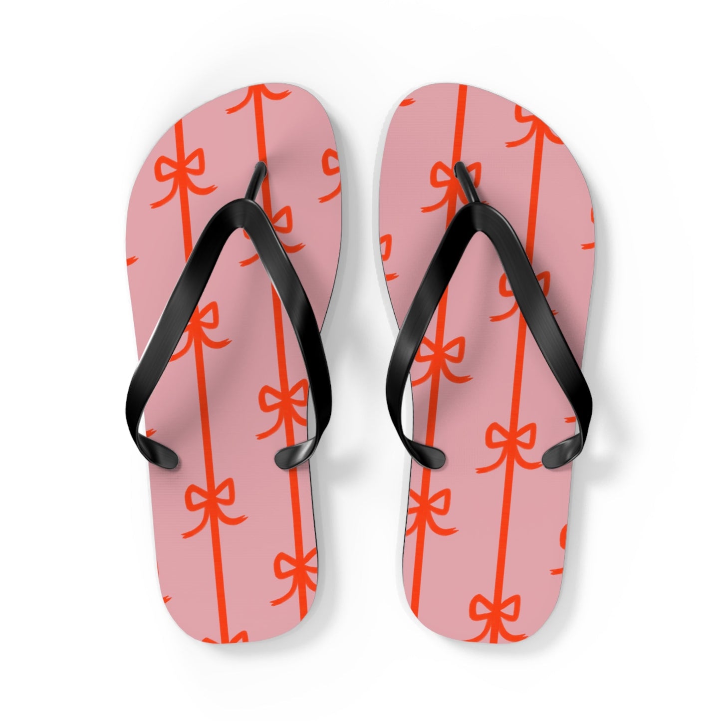 Customizable: Chic Bow Flip Flops, Stylish Summer Sandals, Women's Beach Footwear, Cute Vacation Slippers, Trendy Pool Shoes