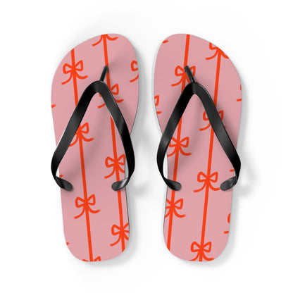 Customizable: Chic Bow Flip Flops, Stylish Summer Sandals, Women's Beach Footwear, Cute Vacation Slippers, Trendy Pool Shoes