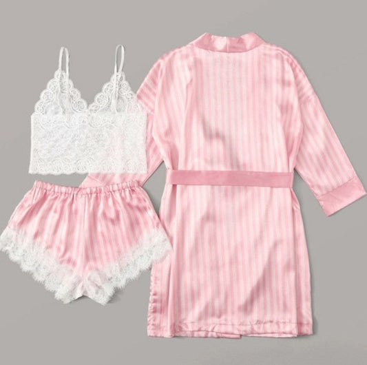 Lace Pajamas - Comfortable Loungewear for Relaxation