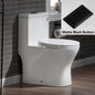 WOODBRIDGE One Piece Short Compact Bathroom Tiny Mini Commode Water Closet Dual Flush Concealed Trapway