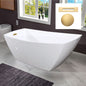 WOODBRIDGE 67" Acrylic Freestanding Bathtub Contemporary Soaking Tub