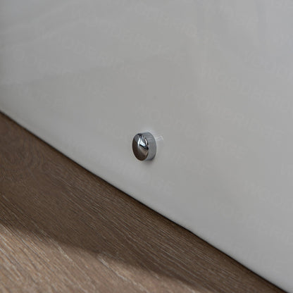 WOODBRIDGE One Piece Short Compact Bathroom Tiny Mini Commode Water Closet Dual Flush Concealed Trapway