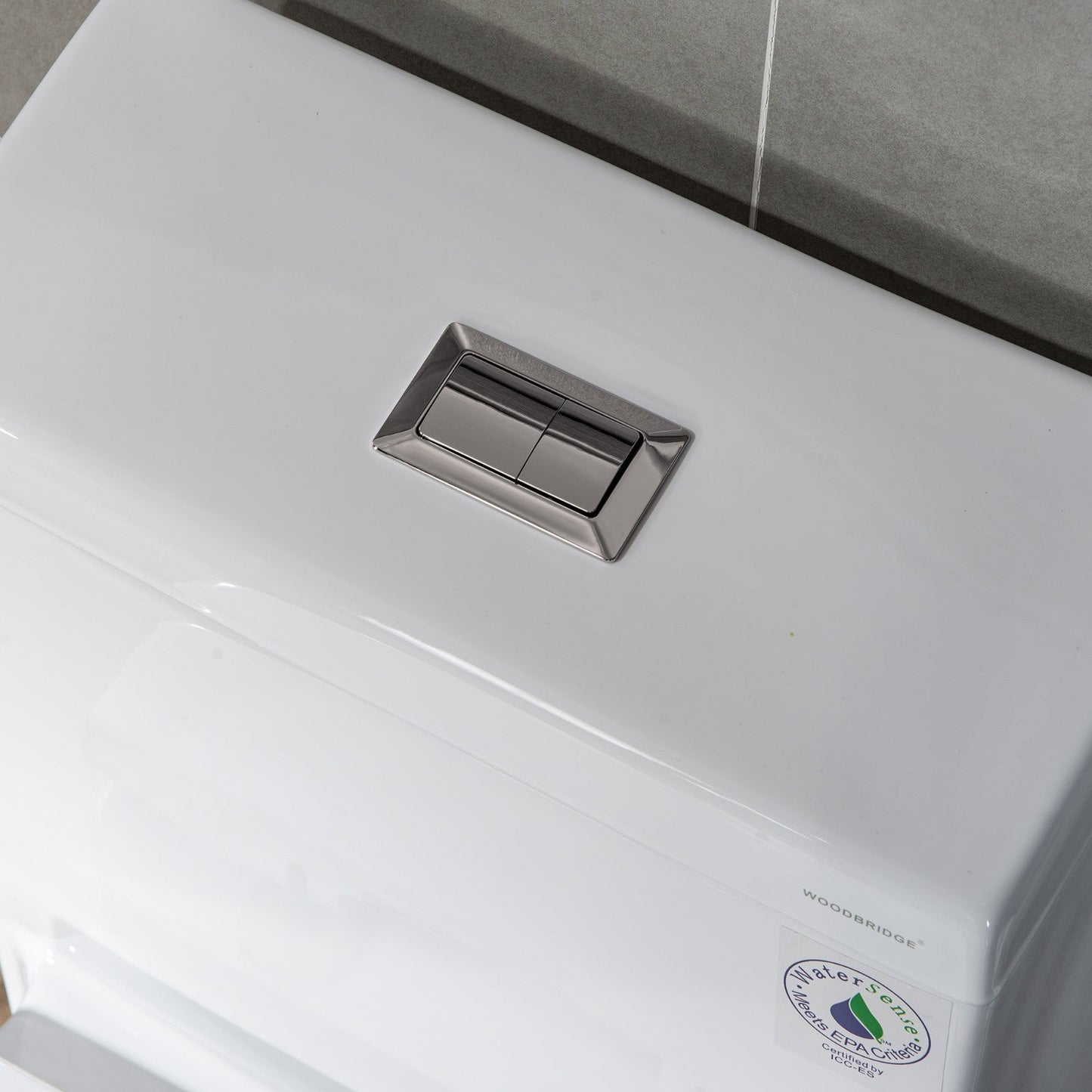 WOODBRIDGE Modern Square Design One Piece Dual Flush 1.28 GP Toilet,Chair Height with Soft Closing Seat