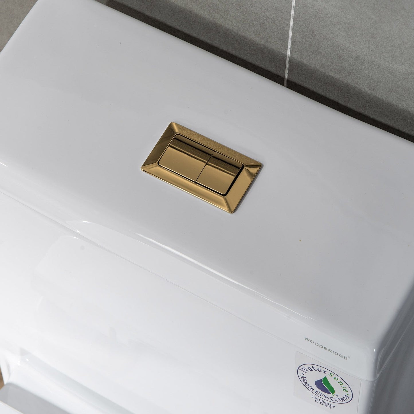 WOODBRIDGE Modern Square Design One Piece Dual Flush 1.28 GP Toilet,Chair Height with Soft Closing Seat