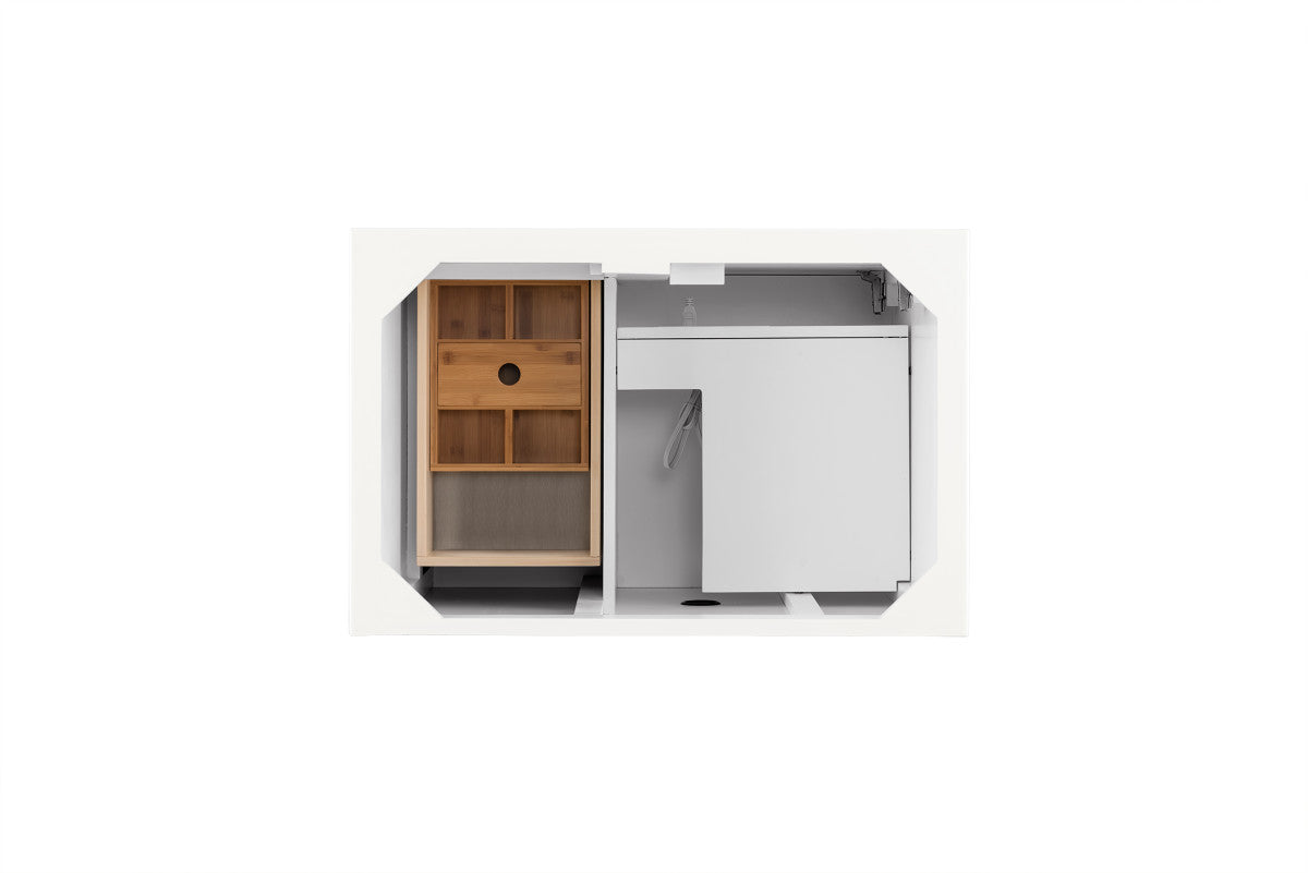 Palisades 36" Single Vanity Cabinet, Bright White