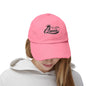 Distressed Queen Cap - Vintage Style Unisex Baseball Hat, Hip Hop Headgear & Streetwear Fashion Accessory