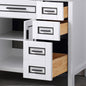 WOODBRIDGE Milan 49” Floor Mounted Single Basin Vanity Set with Solid Wood Cabinet