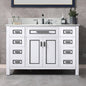 WOODBRIDGE Milan 49” Floor Mounted Single Basin Vanity Set with Solid Wood Cabinet