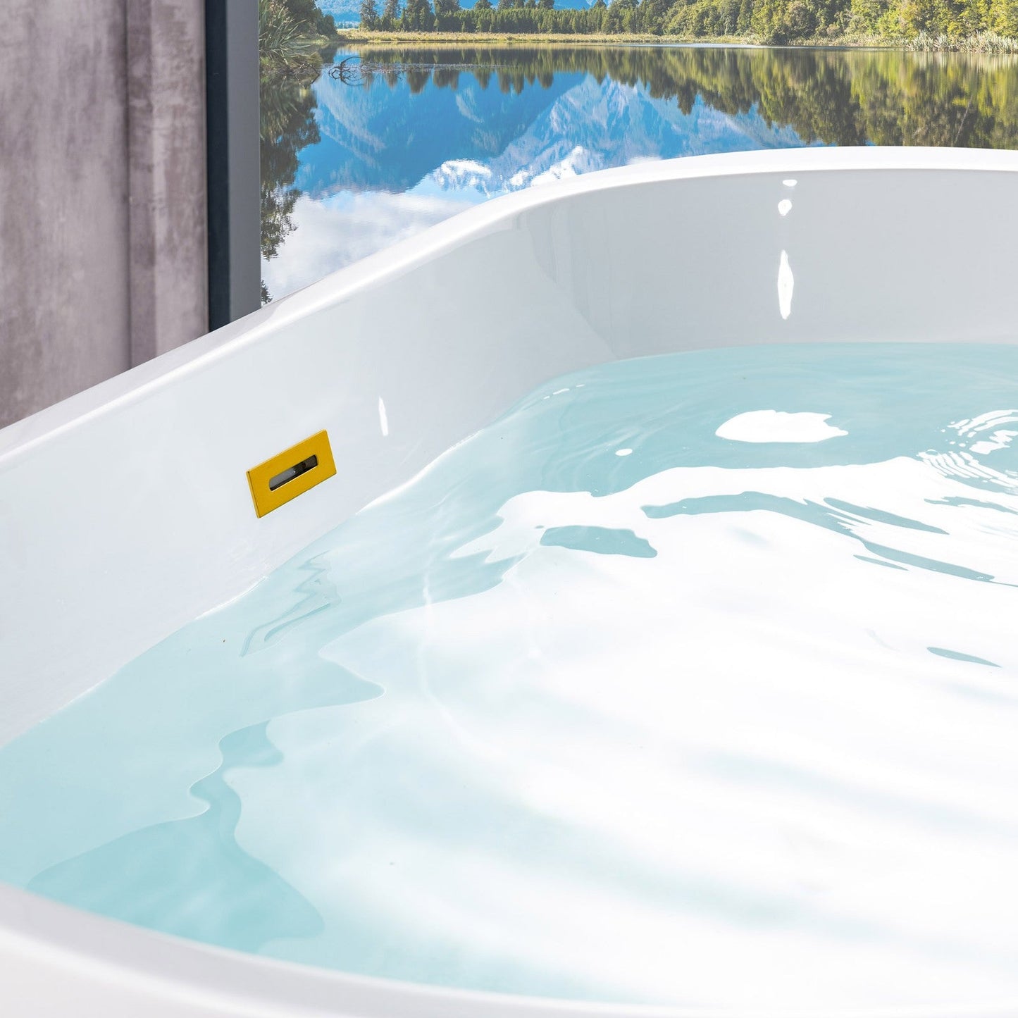 WOODBRIDGE 54" Acrylic Freestanding Bathtub Contemporary Soaking Tub