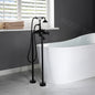 WOODBRIDGE F0018BN Freestanding Clawfoot Tub Filler Faucet with Hand Shower and Hose