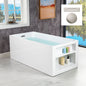 WOODBRIDGE 59" Acrylic Freestanding Bathtub Contemporary Soaking Tub