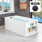 WOODBRIDGE 59" Acrylic Freestanding Bathtub Contemporary Soaking Tub