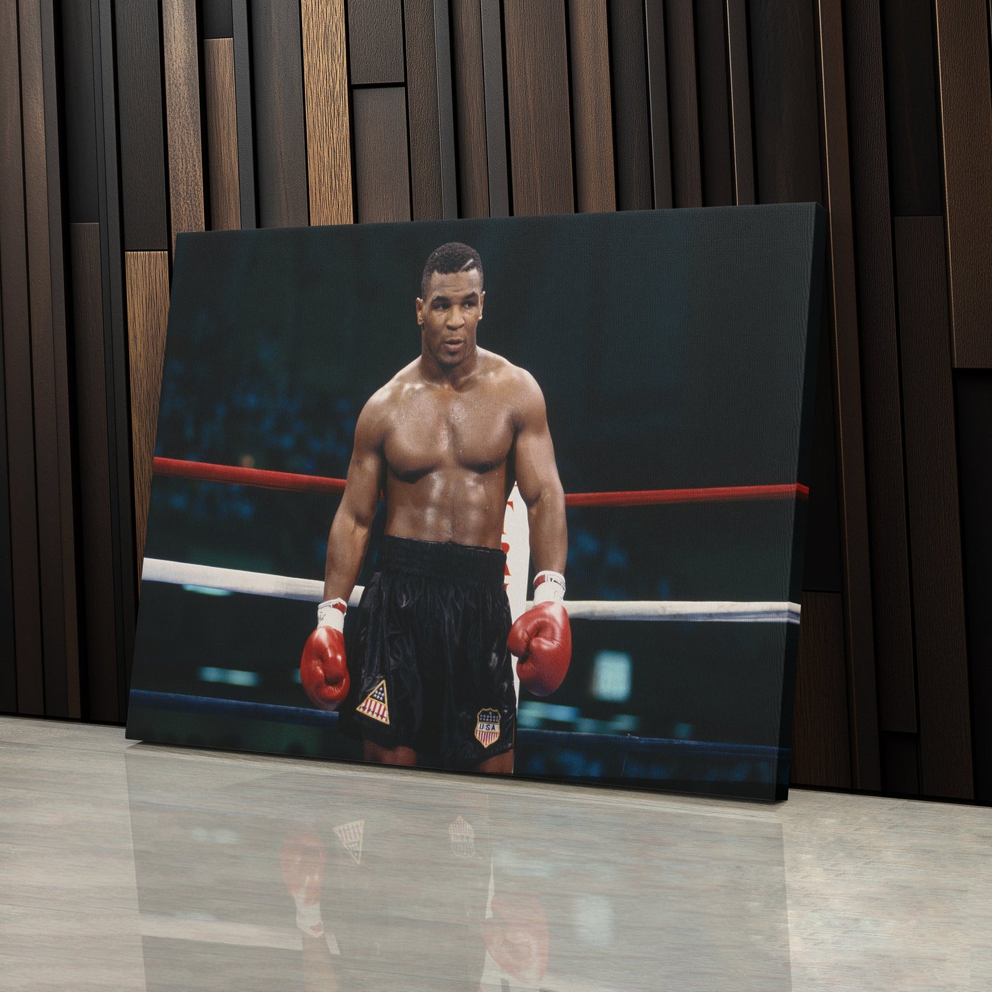 Mike Tyson Canvas – Iron Mike Boxing Wall Art Print