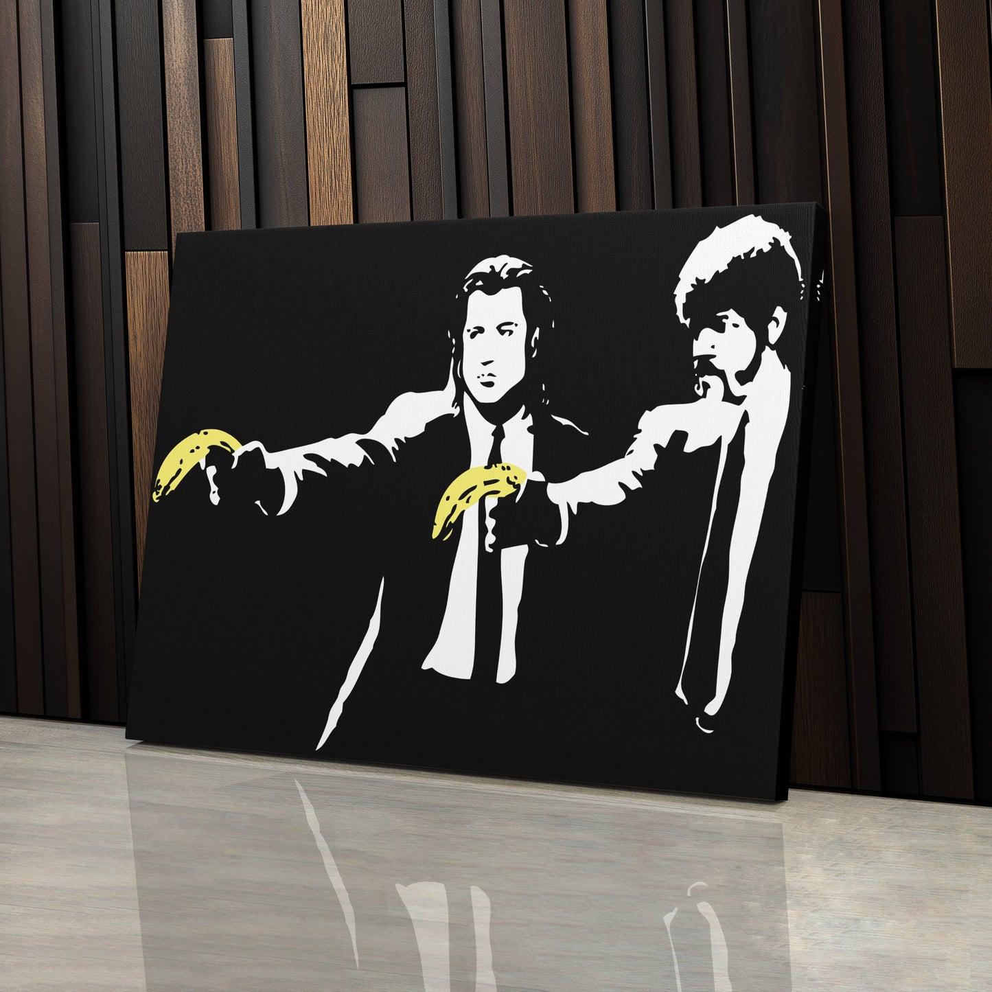 Pulp Fiction Banana Canvas – Funny Movie Wall Art