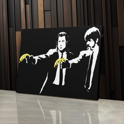 Pulp Fiction Banana Canvas – Funny Movie Wall Art