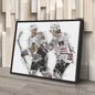 Alex DeBrincat & Patrick Kane Canvas Art – Detroit Red Wings Wall Decor