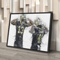 Michael Thomas & Alvin Kamara Canvas Art – New Orleans Saints Wall Decor