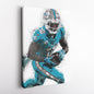 Tyreek Hill Canvas Art – Miami Dolphins Wall Decor