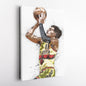 Trae Young Canvas Art – Atlanta Hawks Wall Decor