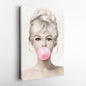 Brigitte Bardot Canvas Print – French Actress Wall Art for Home, Studio, or Salon