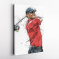 Tiger Woods Canvas Print – Masters Golf Wall Art Decor