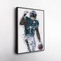 A.J. Brown Canvas Art - Philadelphia Eagles Wall Decor