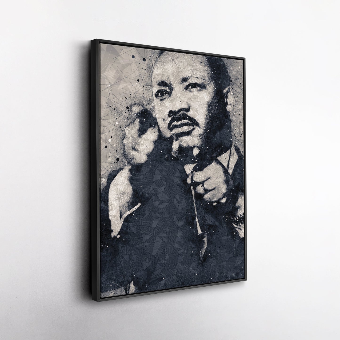 Martin Luther King Jr. Art – Civil Rights Geometric Wall Decor