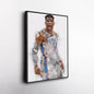 Russell Westbrook Canvas Art – Oklahoma City Thunder Wall Decor