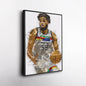 Karl-Anthony Towns Canvas Art – Minnesota Timberwolves Wall Decor
