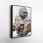 C.J. Stroud Canvas Art – Ohio State Buckeyes Wall Decor