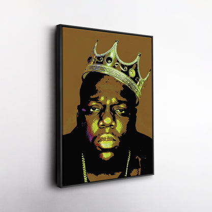 Notorious B.I.G Canvas – Rap Icon Wall Art for Home Decor