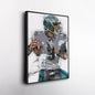 Nick Foles Canvas Art – Philadelphia Eagles Wall Decor