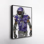 Byron Murphy Jr. Canvas Art – Minnesota Vikings Wall Decor