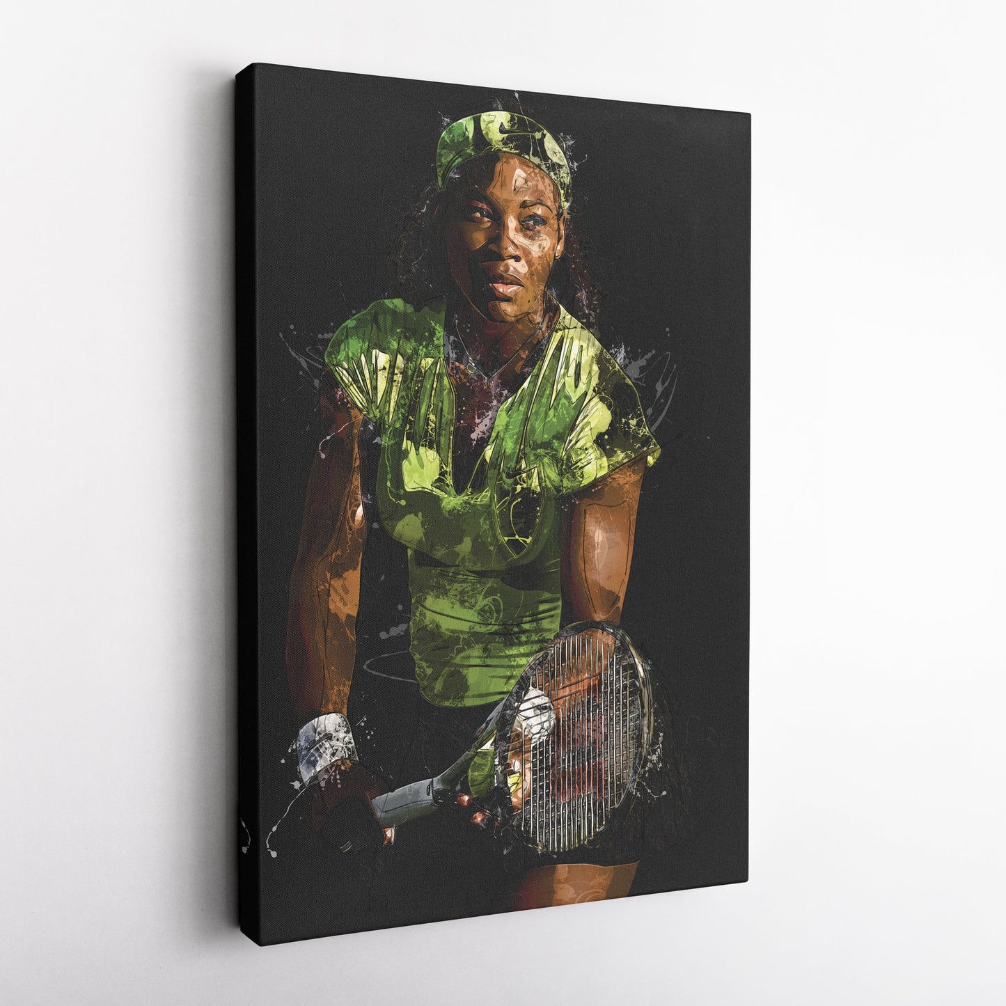 Serena Williams Canvas Art – Tennis Legend Wall Decor