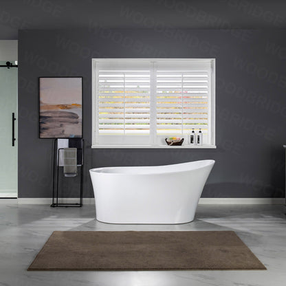 WOODBRIDGE 67" Acrylic Freestanding Bathtub Contemporary Soaking Tub