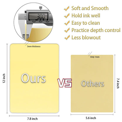 INKLESS | 3mm 8x12" Fake Skin | Premium Tattoo Practice Skins