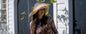 Monica 7" Wide Brim Two Tone Packable Straw Sun Hat