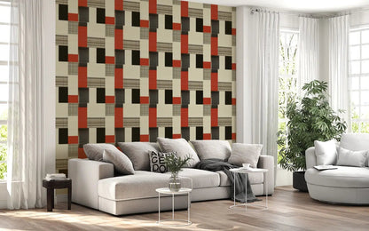 Modernist Gridwork Canvas