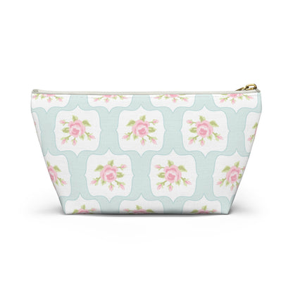 Customizable: Chic Floral Accessory Pouch, Makeup Bag, Cosmetic Case, Toiletries Organizer, Gift for Her