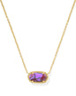 Kendra Scott Elisa Pendant Necklace - 14k Gold Plated Delicate Fashion Jewelry for Women