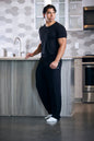 Men's Soft Bamboo Lounge Pajama Set - Short Sleeve Top & Pants