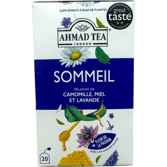 Ahmad Tea Sommeil - Best Tea for Relaxation, Herbal Blend for Stress Relief and Tranquility