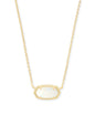 Kendra Scott Elisa Pendant Necklace - 14k Gold Plated Delicate Fashion Jewelry for Women