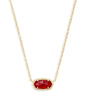 Kendra Scott Elisa Pendant Necklace - 14k Gold Plated Delicate Fashion Jewelry for Women